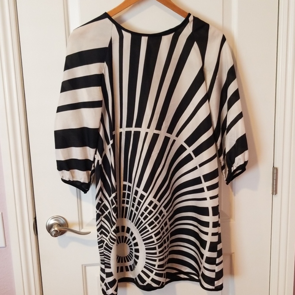 Bb Dakota black and white printed dress